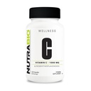 NutraBio Vitamin C z Rose HIPS - podpira zdrave kosti, zobe in žvečilne gumije, imunske funkcije - brez polnil ali pomožnih snovi - (120 kapsul, 1000 mg vitamina C na kapsulo)