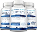 Odobreni dodatek za znanost Glukozil - 250 mg berberina, mulberryja, aqueous cinamon - 60 veganskih kapsul - pakiranje po 3