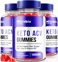 NutraRize (Pack 3 MicroBio Keto ACV Gummies, Uradna Keto + ACV dodatek, All Natural Micro Bio, Apple Cider Vinegar Mnenja (180 Gummies)