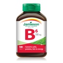 Jamieson Vitamin B6 (Piridoksin) 100 mg, 100 tablet