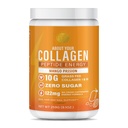 Peptide Energy kolagen v prahu lasje, nohti, koža, tip I & III, kofein za energijo, vitamin C, biotin, hialuronska kislina, nič sladkor – 8.92 oz (Mangov pasijon)