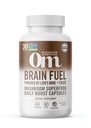 OM MUSHROOM SUPERFOOD Možganske gorilne gobe v prahu Kapsule Superfood dodatek, 90 Štetje, 30 dni, Lion's Mane, Reishi Blend Plus Folat, Duševna jasnost, gob dopolnilo