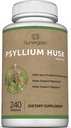 Premium Psyllium Husk Fiber dodatek 1450mg, 240 Kapsule