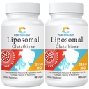 Liposomski glutation softgels, okrepljena absorpcija - liposomska dostava, aktivna oblika L-glutation, celična, imunološka funkcija in razstrupitev jeter, bogata z antioksidantno formulo, Gluten Free, 120 Softgels