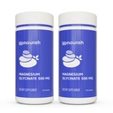 Zgornji kelirani magnezij Glicinat 500 mg Kapsule - Magnezijev kelat za visoko absorpcijo - Čisti magnezij dodatek za mirno, noge kratice, mišice sprostitev 480 Kapsule