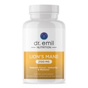 DR. EMIL HRANILNA 2100mg Ekološka Lions Mane dopolnilne kapsule - Fokus, Duševna jasnost & Kognition - Nootropic Lion's Mane Gobe dopolnilo z ekološko Lions Mane