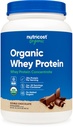 Nutricost Organski koncentrat sirotkinih beljakovin, dvojna čokolada, (2LBS) - Gluten-free, Non-GMO