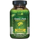Irwin Naturals 2-v-1 Ledvice in jetra Super čiščenje (10-dan) - Uravnoteženo razstrupljanje jeter in čiščenje ledvic - mleko Thistle Dandelion koren & Reishi goba - Cel Body Detox Formula - 60 Liquid Soft-Gels