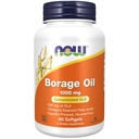 NOW Foods Supplements, Borage Oil 1000 mg z 240mg GLA (Gama linolenska kislina), 60 Softgels