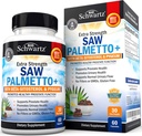 Saw Palmetto za moške s Pygeum Bark Extract in beta-sitosterol - podpira prostate zdravje in zdravo prostate funkcijo - spodbuja zdravje sečil in normalni urinski pretok - Non GSO Gluten Free 60 Ct