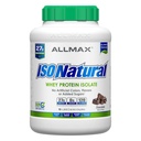 ALLMAX ISONATURAL Izolat sirotkinih beljakovin, čokolada - 5 lb - 27 Gram beljakovin na Scoop - nič maščob in sladkorja - 99% Laktoza brez prebiotikov - brez umetnih arom - pribl. 73