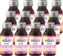 TEAONIC Moj Gut Mojo: Prebava, Detox pijače za boljše prebavljanje, z brusnice, Ginger, Cimet, USDA-Certified, Sugar-free, Caffeine-free pijače, 12 steklenic, Vsaka tehta 2 Fl Oz