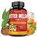 Izvleček organskih bitter melon - 60 tablet 2 mesec - kombinirani Neem, Fenugreek, Curcumin, Česen & Papaya