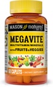 MASON NARAVNI Vitamin Megavite Sadje in vegetarijanci Mineralna formula, 60 Število