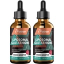 2000MG liposomske glutationske tekoče kapljice, ultra visoka absorpcija, naravna razstrupitev, imunski sistem in kožni suprot*, L-glutation, vitamin C in hialuronska kislina, kapsule Alternativna, 4.05 OZ