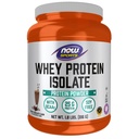 NOW Foods Športna prehrana, izolat sirotkinih beljakovin, 25 g z BCAA, kremni čokoladni prašek, 1,8-pound