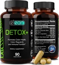 ELEAN Detox Plus pomešan s probiotikom, Alfalfo, Flax Seme, organsko Aloe Vera, Сascara Sagrada lubje za čiščenje kolonij, črevesno zdravje, prebavno zdravje in skupno nego kolonij. 90 Kapsula 30 dni