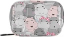 Box tablete Hippo cartoon 7 dan tablete primer tablete potovalne tablete organizator vrečko z zadrgo prenosni tedenski vitamin medicina dodatek imetnik vrečka