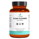 15-dnevno čiščenje Colon – Detox & Gut Health Support with probiotics, Aloe Vera, Licorice Root & Psyllium Husk – Podpira prebavne, imunske in ledvično zdravje za moške in ženske
