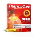 ThermaCare Toplotni ovoji za lajšanje bolečine v vratu in ramenih - prenosljivi adhezivni ogrevalni padci s 16-urno terapevtsko toploto - obliži brez zdravil mišic in sklepov - veliki - 11-count