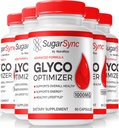 NutraRize (5 pakiranj) Sugar Sync Glyco Optimizer Kapsule, Uradni sladkorSync Glyco Optimiser, Sugar Sync Joint Optimizer, Sugar Sync Gluco Cleanse Detox Formula, SugarSync Glycol Mnenja (300 kapsul)
