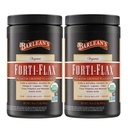 Barlean's Forti-Flax Organic Flaxseed 2 Pack, Ground Whole Raw Seeds, Omega 3 Seed Fiber Supplement with Lignans, Vegan, 16 oz