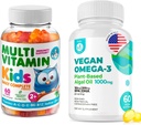 DR. MORITZ Otroci Multivitaminski žvečilni gumiji in Vegan Omega 60 Mehčalci