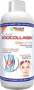 Natural Energy Vital Procollagen - Tekoči hidrolizirani kolagenski protein s hialuronsko kislino in glukozaminom Chondroitin Sulfat Anti-Aging Factor za moške in ženske 16oz 