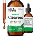 Tinktura – naravne detox kapljice s Cleavers Leaf - Galij Aparine Herb Extract dodatek - Vegan, Sugar & Alkohol brez - 2 fl
