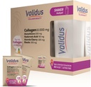 VALIDUS kolagen 10. 000 mg + elastin 100 mg + glutation 200 mg 30 vrečk + stresalnik