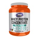 NOW Foods Sports Nutrition, Whey Protein Concentrat, 24 g z BCAA, nearomatiziranim praškom, 1,5-pound