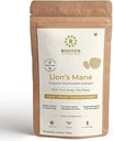 ROOTED Active Lions Mane Gobe Extract Prašek USDA Organic, 38% Verified Beta Glucans