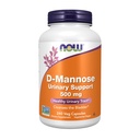 NOW Foods Supplements, D-mannose 500 mg, Ne-GMO Projekt Preverjen, Zdrav sečni trakt*, 240 Veg kapsule