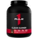 Pravilo 1 Clean Gainer - High-Protein Lean Gain Formula s 560 Calories, 30g proteinov s polnim spektrom, več kot 90g ogljikovih hidratov, manj kot 6g maščobe (15 Serving, čokoladni puding)