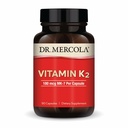 Dr. Mercola Vitamin K2-180 μg Vitamin K2 kot MK-7 - podpira zdravo arterijsko funkcijo in zdravje srca - Ne-GMO, Gluten-free & Dairy-Free - 90 kapsul (90 serving)
