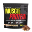 COLOSSAL LABS Muscle Protein Whey Powder [5 lbs/Pack po 1]– Hladno filtrirane, 25 g čiste beljakovine, 6.6 g BCAA (Package May Vary) (5 funt (Pack of 1), arašidovo maslo čokolada)