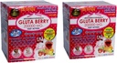 2 Boxes Gluta Berry Glutatione in Colagen Drink Punch