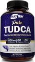 NutriFlair Pure TUDCA 1000mg - Premium Tauroursodeoksiholična kislina Bile soli, Detox & Cleanse, Non-GMO, Gluten-free. Jetra, Ledvice & Gallbladder Podpora- Izdelano v ZDA, 60 kapsul