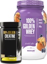 Maxler 100% Golden Whey (Brueberry Muffin 2 lb) & 100% Golden Creatin (Nearomated 21,2 oz)