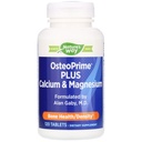 Naravna pot OsteoPrime PLUS Kalcij & magnezij, podpira zdravje kosti in delovanje mišic*, z vitamini D3 & K2, vegetarijanec, 120 tablet