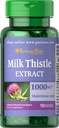 Puritan's Pride mleko Thistle 1000mg, 4:1 ekstrakt (silimarin), 90 število