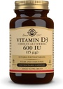 Solgar Vitamin D3 (Cholekalciferol) 15 μg (600 i.e.), 120 zelenjavnih kapsul - pomaga ohranjati zdrave kosti in zobe - Imunska podpora - Non-GMO, Gluten Free, Dairy Free, Kosher, Halal - 120 Serving