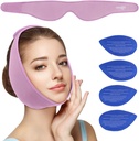 NEWGO Modrost Zob Ice Pack glavo Ovoj za obraz oralna kirurgija, Jaw Ice Pack za obraz s 4 vroče hladno gel paket za TMJ, izvleček zob, Tonsillectomy recovery - Purple