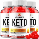 (3 paketi) Vžig Keto ACV Gummies - Napredna Formula Ignite Keto Plus ACV Gummies Apple Cider Vinegar Ignite ACV Dietni dodatek (180 Gummies)