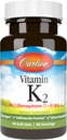 Carlson Labs Vitamin K2-7 45 MCG Mineral Supplement Softgels, 90 Število