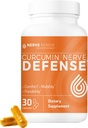 NERVE RENEW Curcumin Obramba živcev z Meriva Curcumin Phytosome za popolno nego živcev in udobje - Optimiziran kurkumin z izvlečekom črnega popra - 30 kapsul