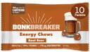 Bonk Breaker Energy Chews, Dairy-free, Gluten-free sestavine za zagotavljanje hitro energijo in fokus, 1 Box 10 Packets, Koren pivo
