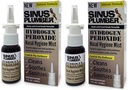Sinus plumber vodik peroksid nos Spray 2 Pack - Nevtralizira zračne delce za nosna higiena in imunski hladno obrambo