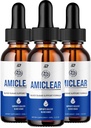 Amiclear kapljice Zdrava Formula - prehranska dopolnila kapljice - ekstra moč Amiclear tekoče kapljice, grozdno seme, Amiclear kapljice Pregledi (3 Pack - 180 ML)
