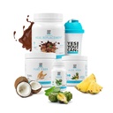 Da, lahko! Detox Plus Kit, Dnevno čiščenje Pure Fiber Meal Zamenjava, pijača Mix, Shake Booster in dodatek, Čiščenje telesa komplet za ženske, Dnevni sistem čiščenje - Čokolada, Aloe Vera Hibiscus